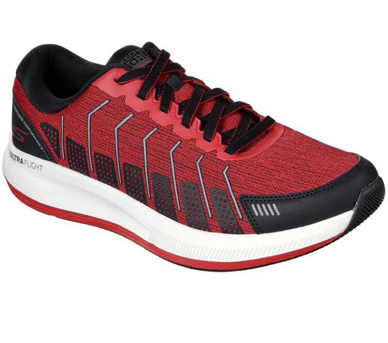 Skechers Gorun Pulse - Alanine - Mens Running Shoes Red/Black [AU-HW9608]